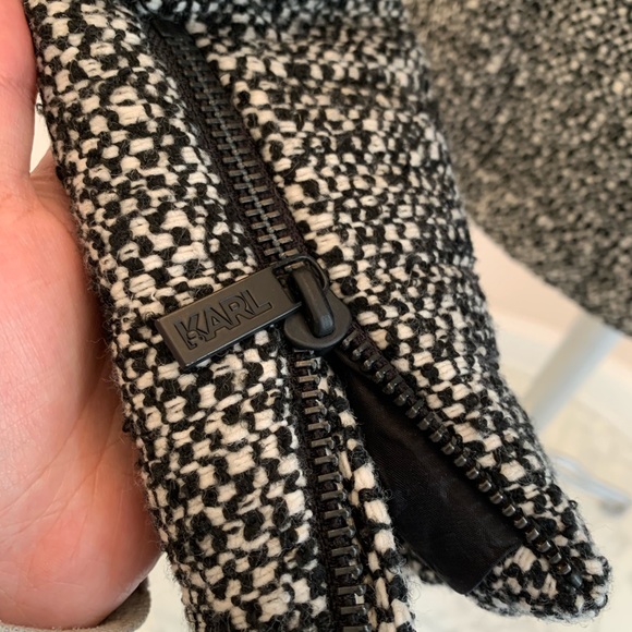 Karl lagerfeld houndstooth cropped jacket - Picture 3 of 6